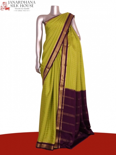 Pure Mysore Crepe Silk Saree